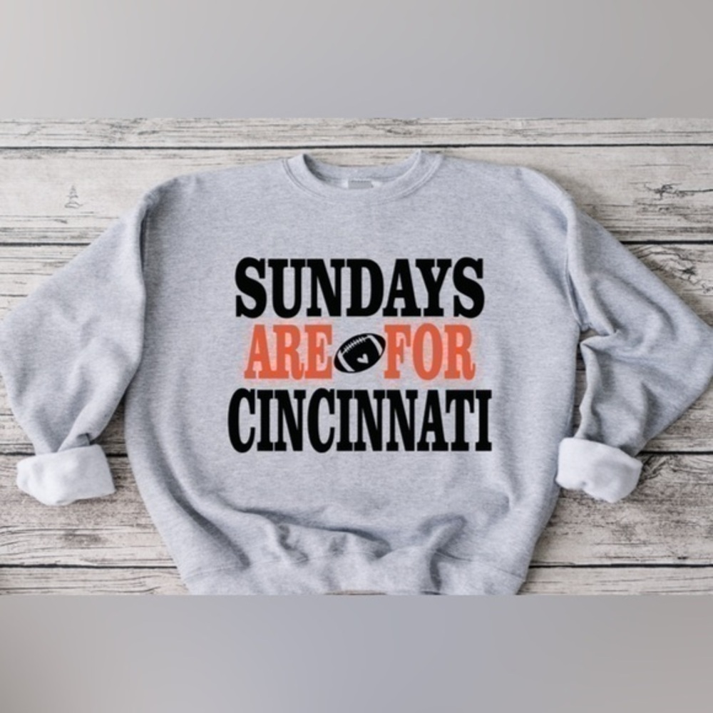 Sundays Are For Cincinnati Crewneck